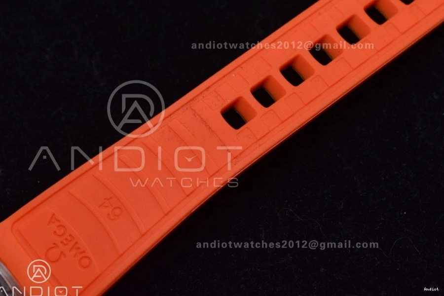 Ceramic on Best Bezel SS Deep 6000M Ultra A2824 Rubber Dial Edition Seamaster 1:1 Black Strap Gray TF Orange 1218